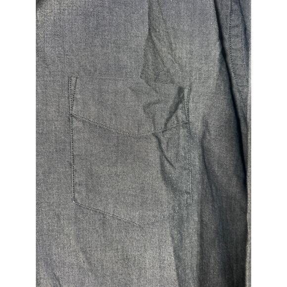 UNTUCKit Button Up XXL Gray Long Sleeve Cotton - Picture 4 of 9